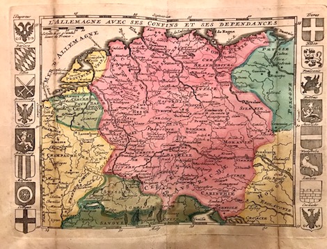 Feuille Daniel, de La (1640-1709) L'Allemagne avec ses confins et ses dependances 1707 Amsterdam 